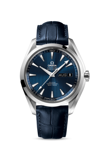 Omega Seamaster Aqua Terra 150M Co-Axial 43 Annual Calendar Stainless Steel / Blue